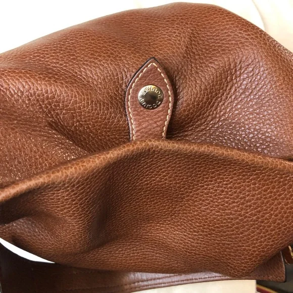 Dooney & Bourke Brown Pebbled Leather Hobo - Picture 13 of 16